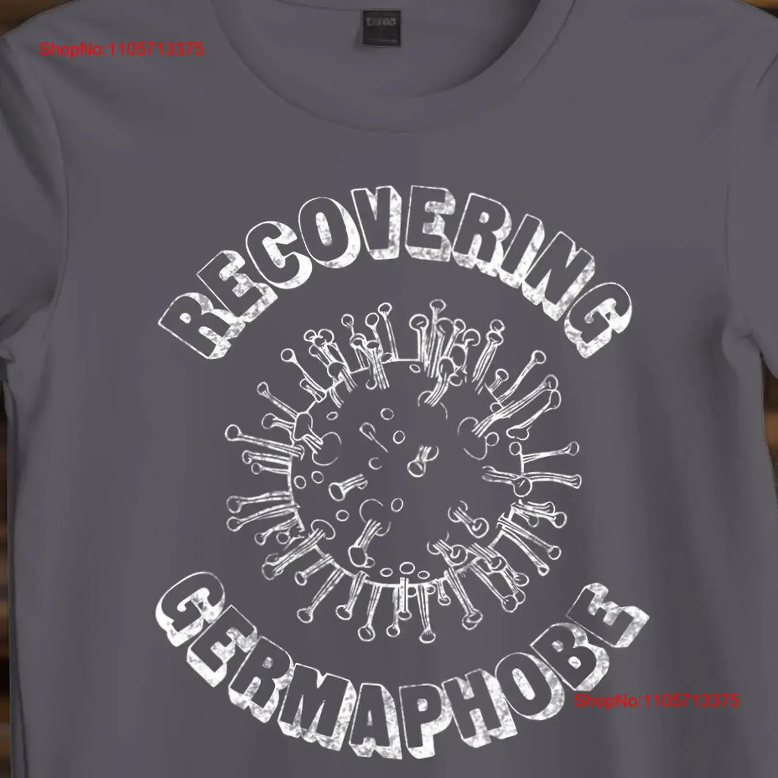 Recovering Germaphobe Seinfeld Reference funny shirt doctor nurse vintage tee Puddy Kramer vintage Washed Stretched streetwear