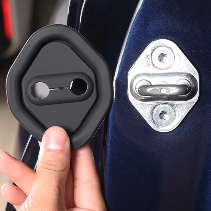Car Door Lock Buffer Damper Soundproof Insulation Quiet Deaf Noise Seal Stopper Deadener For Toyota Camry Highlander RAV4 C-HR