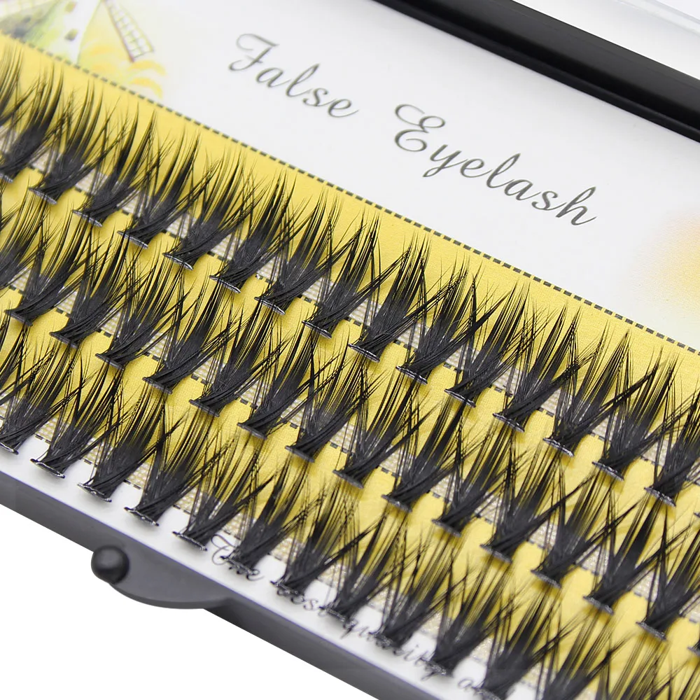 New Collection Fluffy 40D Eyelash Extension Mega Thick Natural Long Volume Effect Faux Makeup Lahses Bunche Individual Cilias