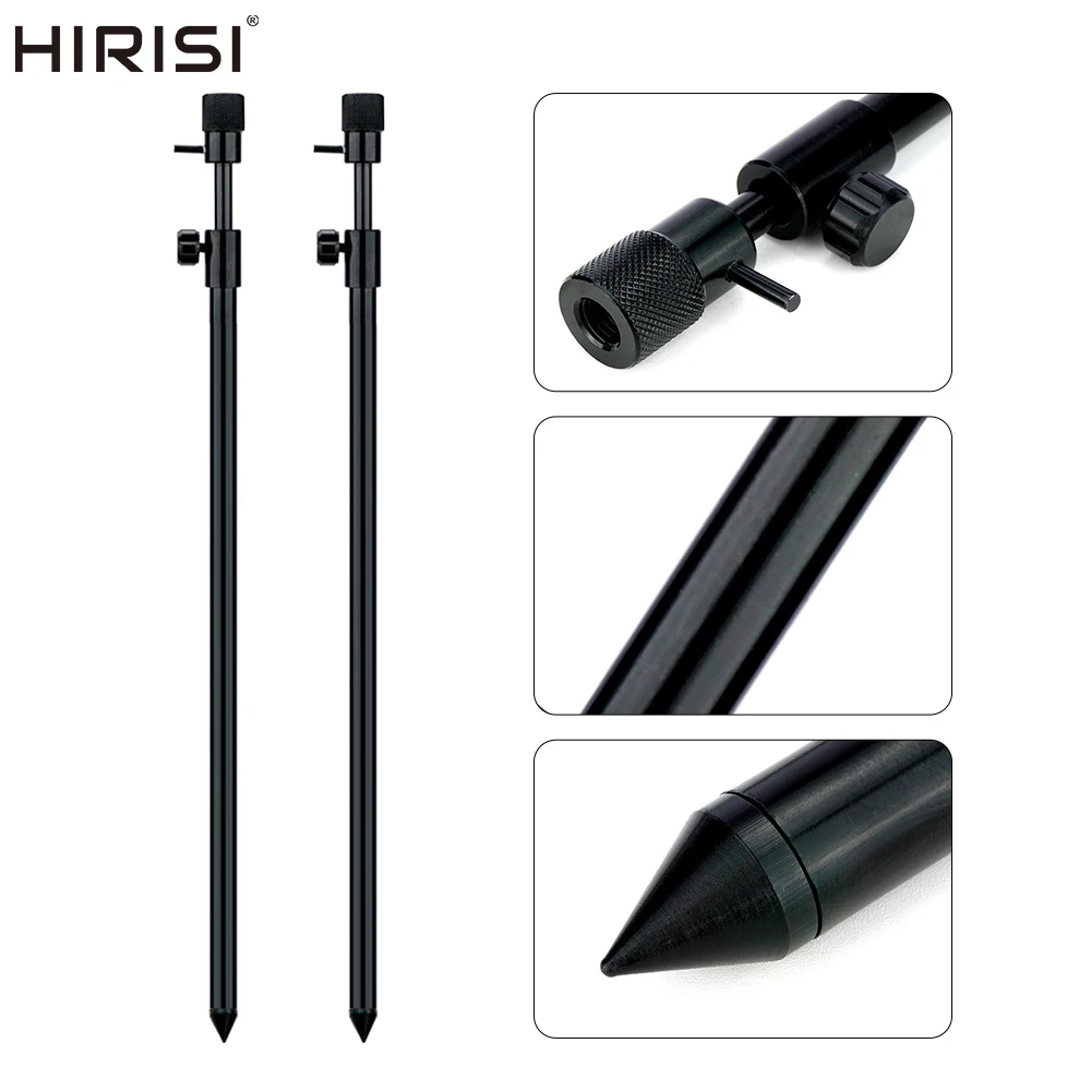 

Hirisi Carp Fishing Aluminium Bank Sticks 25-40cm and 40-70cm for Carp Fishing Rod Pod Fishing Accessories