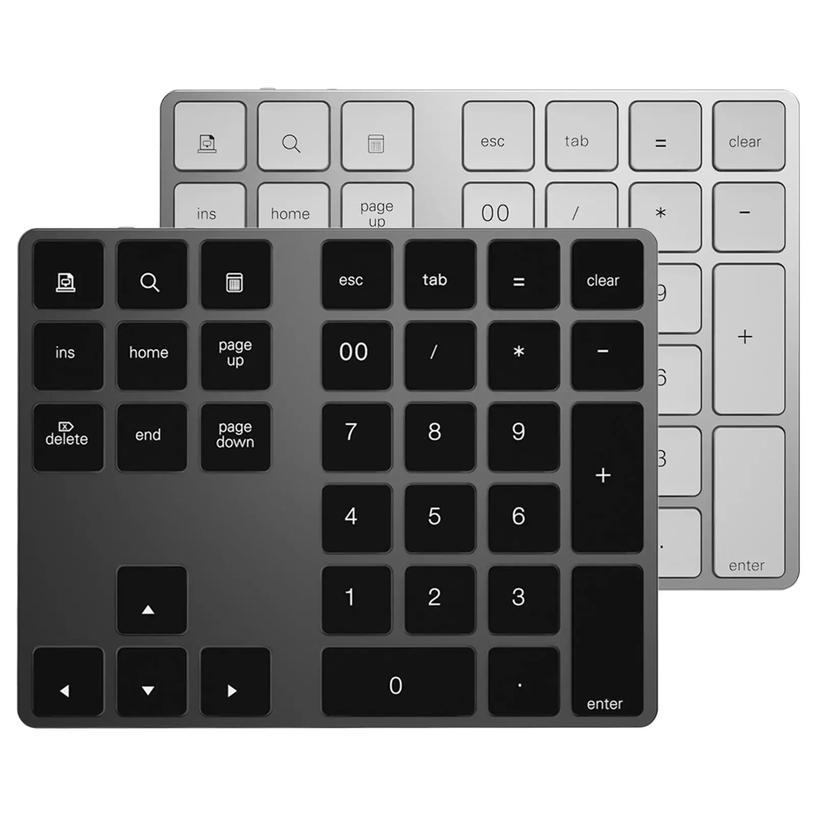 Mini BT 3.0 Numeric Keypad 34 Keys Keyboard Digital Keyboard for PC Notebook