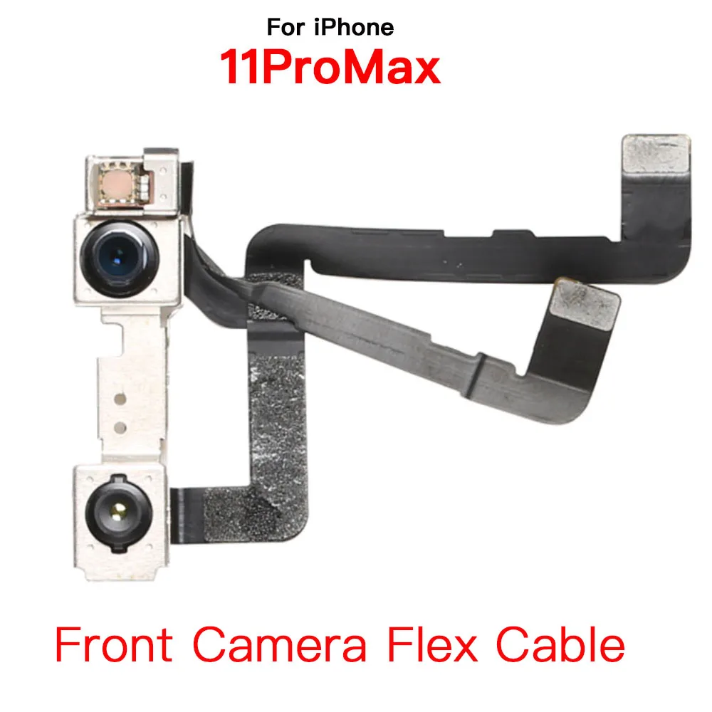 Replacement Inner Part For iPhone 11 Pro Max Power Volume Front Camera Ear Speaker Flex Cable With Taptic Engine Screw