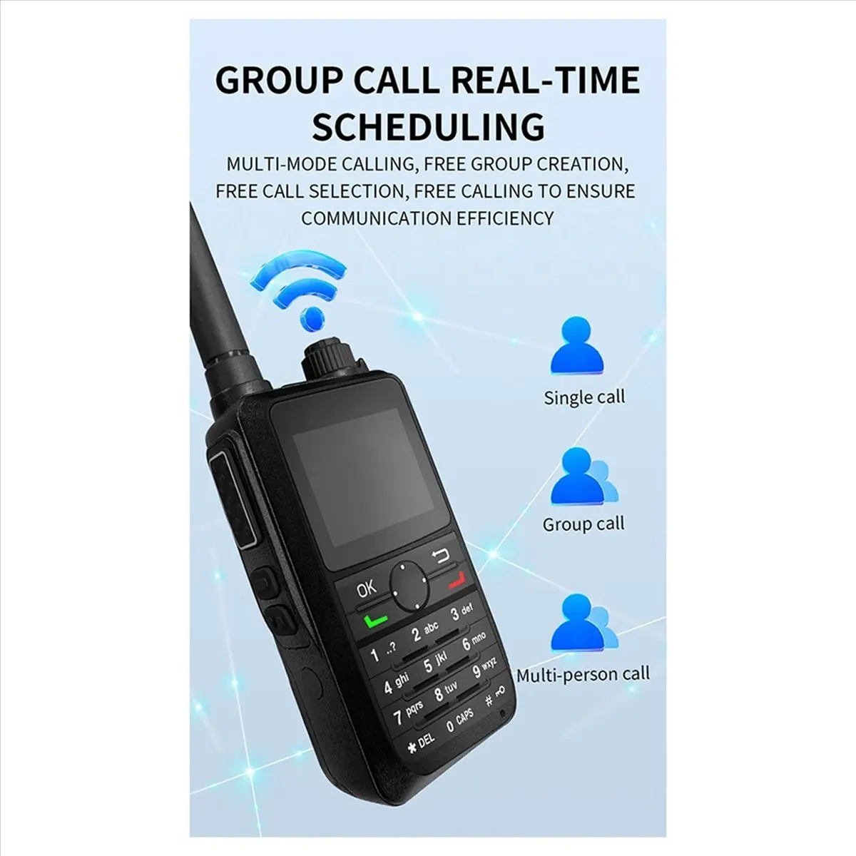 A64I Walkie-Talkie Rete pubblica Radio 4G Bluetooth Esterno Piccolo Gps Navigazione Wifi globale Walkie-Talkie Impermeabile