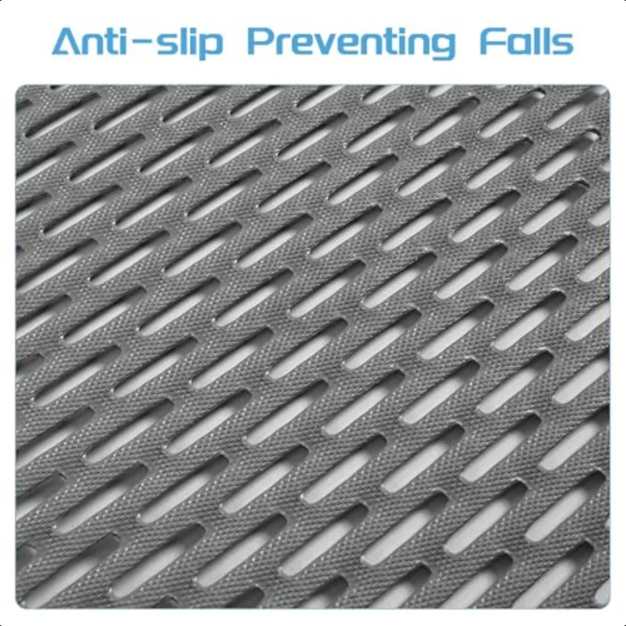 PVC Drainage Floor Mat 3ft x 10ft Commercial NonSlip Floor Mat HShaped Drainage Pool Mat AntiFatigue Rubber Matting for Swimmin