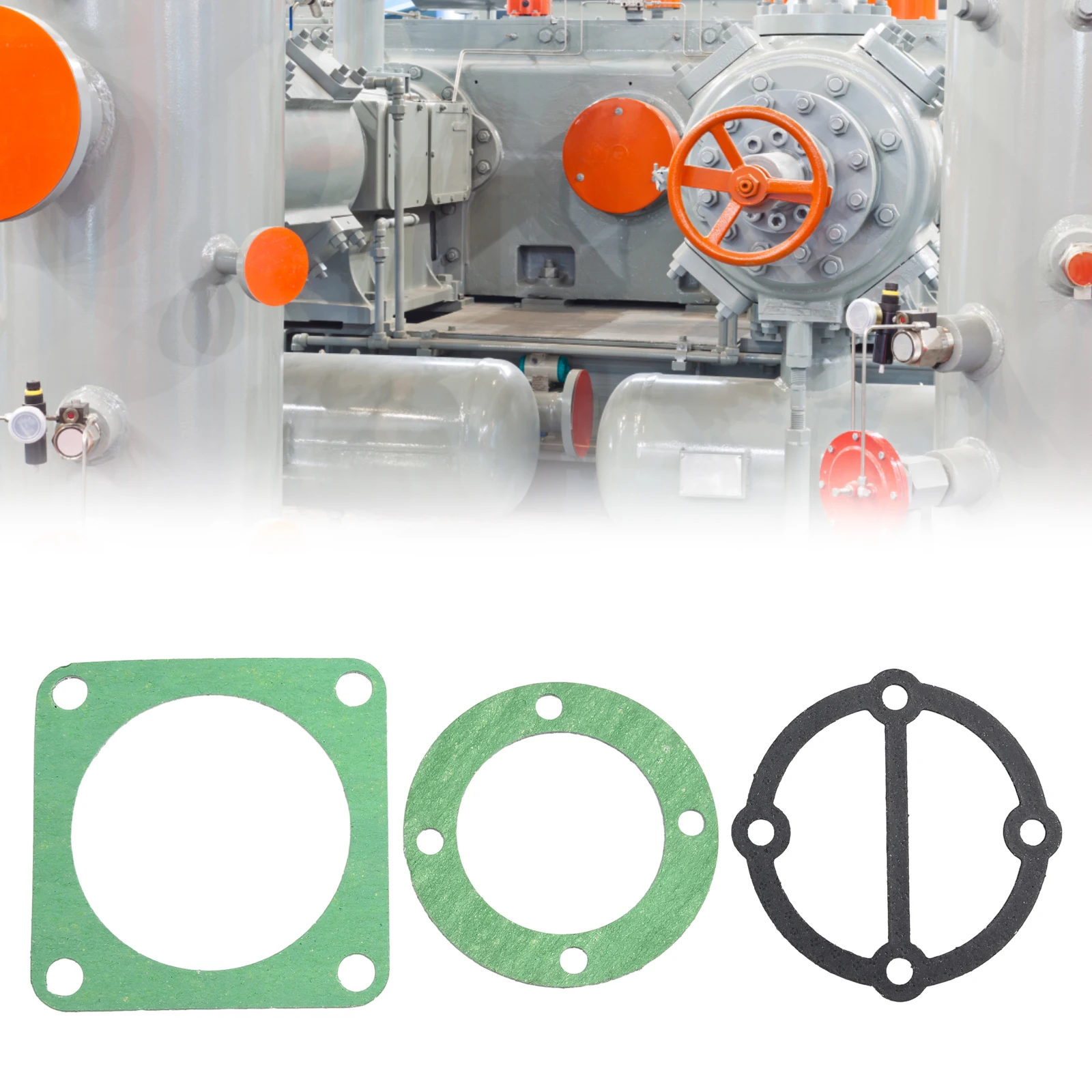 For Air Compressor Head Gasket Set Washers 51 65 80 90 95 Type Portable Valve Plate Gaskets Rebuild Kit Replacement