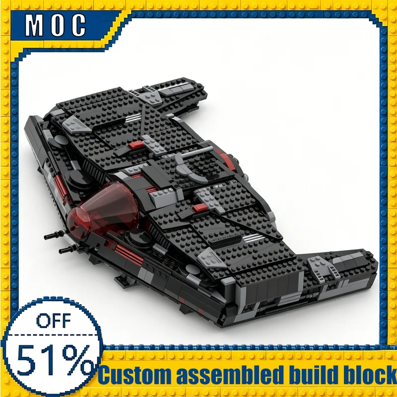 

1235PCS Ship Dark Transforming Falcon Alternate Build MOC Space Model Building Blocks Educational Assembly Toy Birthday Gift Boy