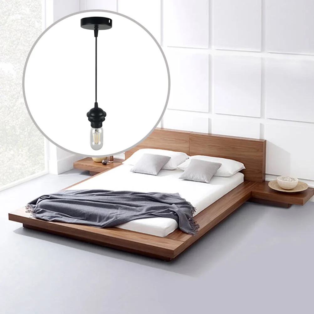 

Vintage Industrial Pendant Light Black Finish Adjustable For Dining Room Kitchen Foyer Entryway Chandelier Hanging Lamp