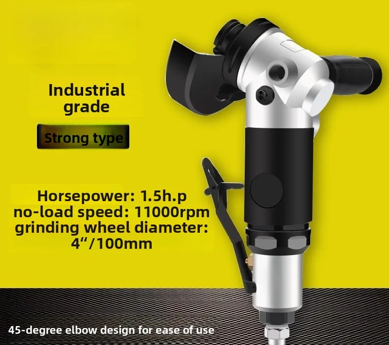 Pneumatic Angle Grinder 4 Inch Angular Grinder Big Torque Pneumatic  BD-6111