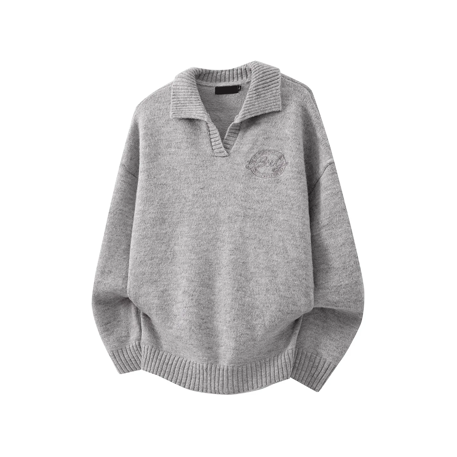 

Американский ретро Ne свитер, мужской свободный повседневный спортивный свитер, осень-зима, вязаный длинный свитер из мягкого полиэфирного волокна