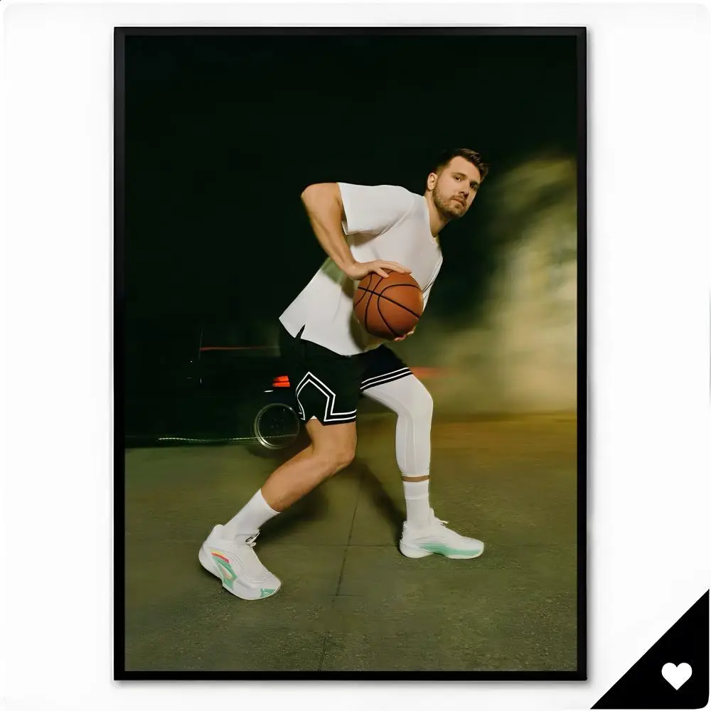Athlete Basketball Luka Doncic Poster Wall Art Painting for Living Room Interior Decor and Gift Options