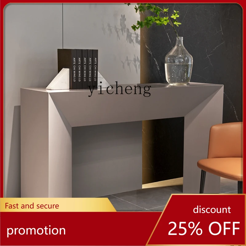 

HXL Minimalist Entry Entrance Desk Simple Modern Door Bar Bar Villa End View Desk