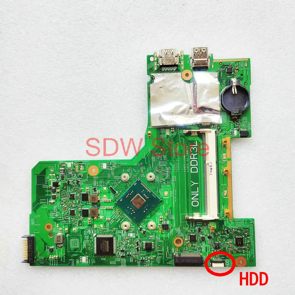 PWB:896X3 CN-0PW4MN PW4MN Mainboard For Dell Inspiron 15 3552 14 3452 Laptop Motherboard SR2KN N3060 N3700U 14279-1 DDR3