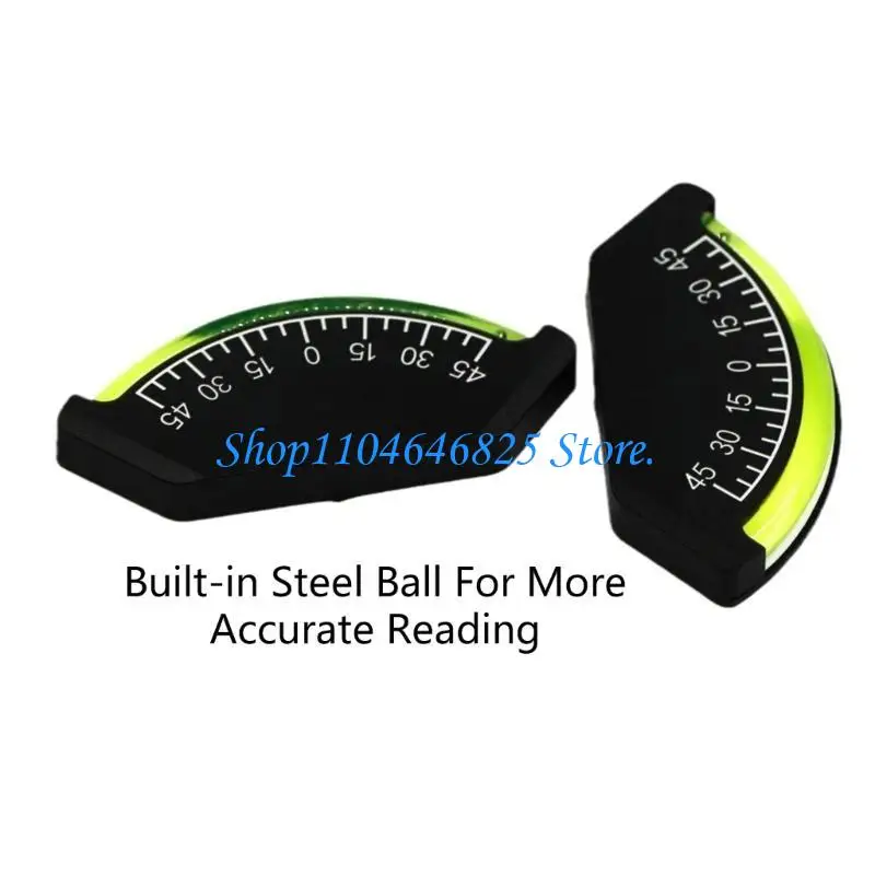 Convenient Size Marine Heel Angles Clinometer Monitors Boats Tilt Angles with Adhesive Tape for Easy Installation