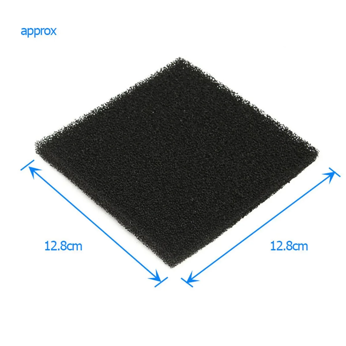 10Pcs/Set 12.8x12.8cm Activated Carbon Filter Sponge For 493 Solder Smoke Absorber ESD Fume Extractor