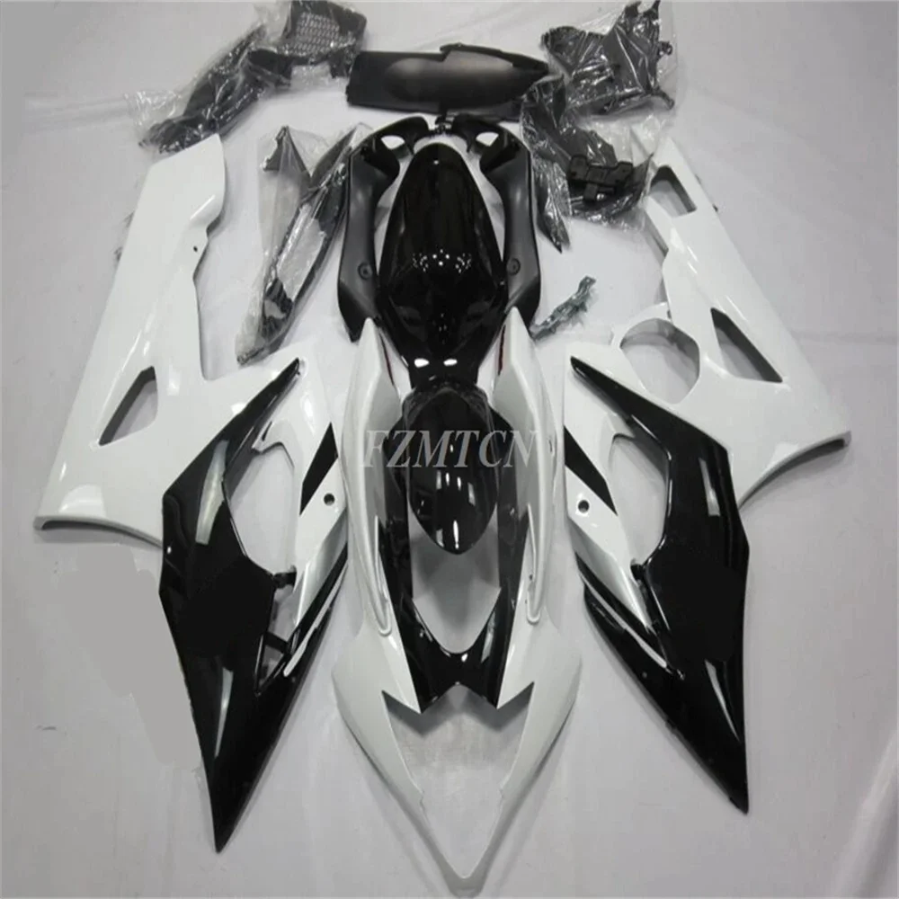 Kit de carenados ABS para motocicleta, juego de carrocería con molde de inyección, color blanco y negro, para SUZUKI GSX-R 1000 K5 2005 2006 05 06