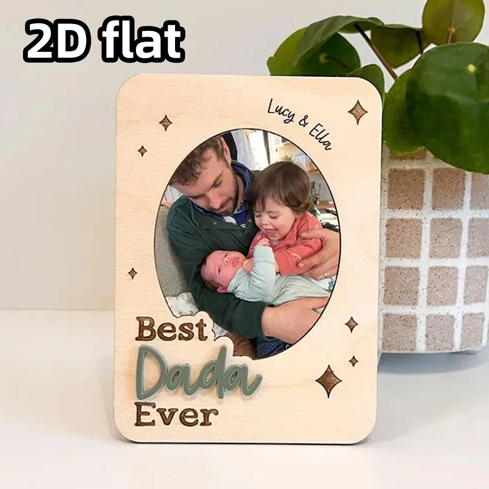 1 шт. персонализированная фоторамка ко Дню отца |   Подарок папе на заказ |   Магнит для фото «Я люблю тебя» |   Один предмет на день рождения