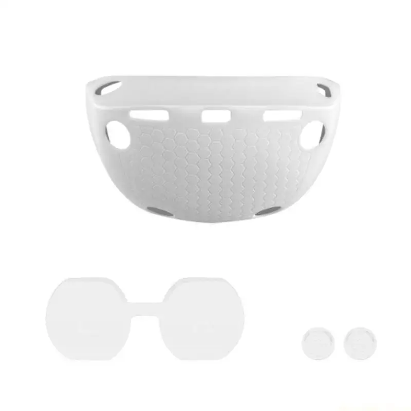 F62C Anti-Throw Headset Sweatproof Silicone Sleeve Shells for PS VR2 Headset