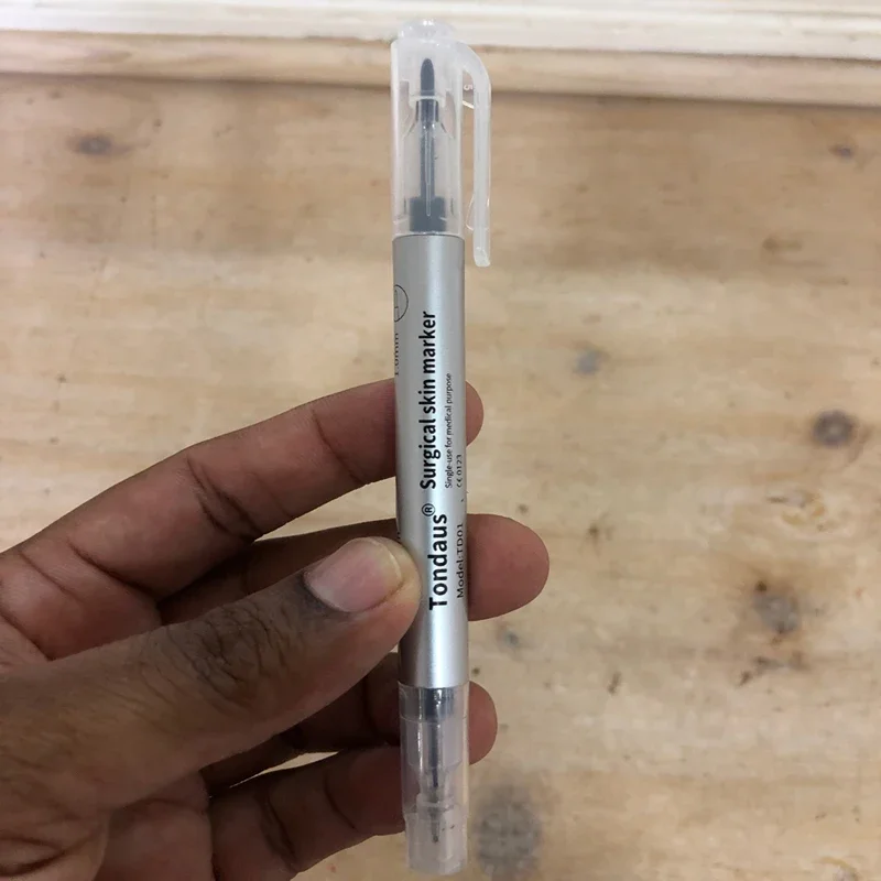 

Professional Surgical Sterile Skin Marker Pen Microblading Tattoo Eyebrow Lip Skin Marker Pen Measuring Ruler Set Tool 1 Bag