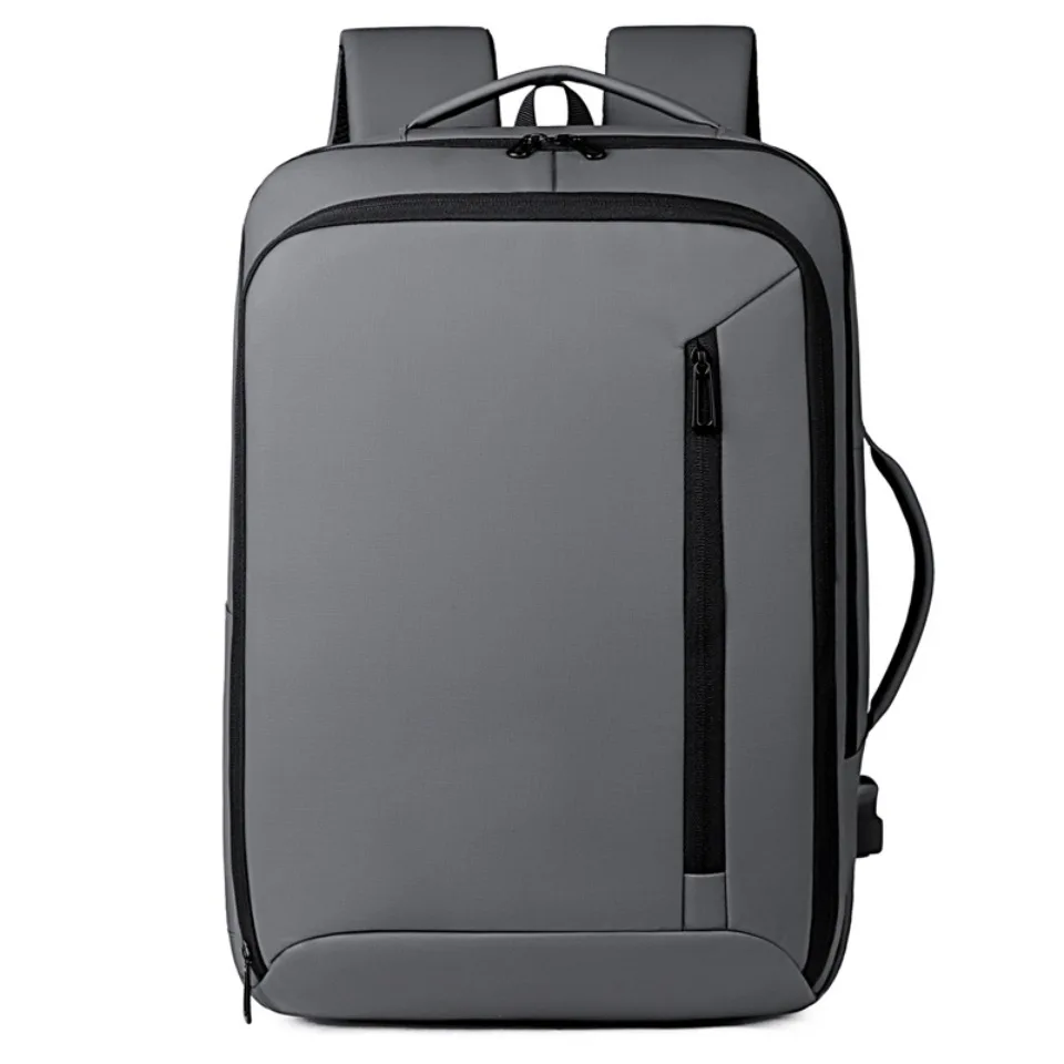 Sleek Multi Pocket Large Capacity Travel Backpack For Men Water-Resistant With Usb Charging Port Business Laptop Backpack