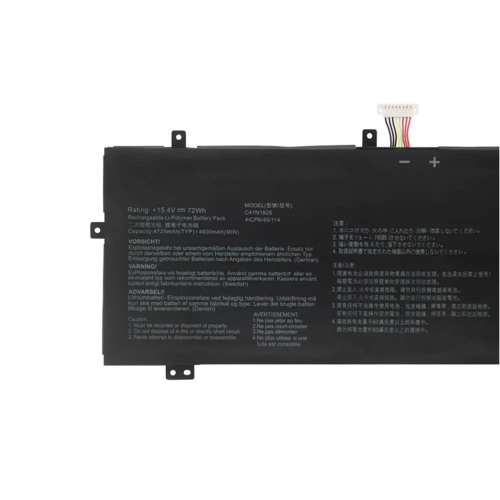 Imagem -02 - Bateria do Portátil para Asus Vivobook 14 C41n1825 X403fa Adol14f Adol14u Adol I403fa I403fa2c X403fa-2s Série Novo