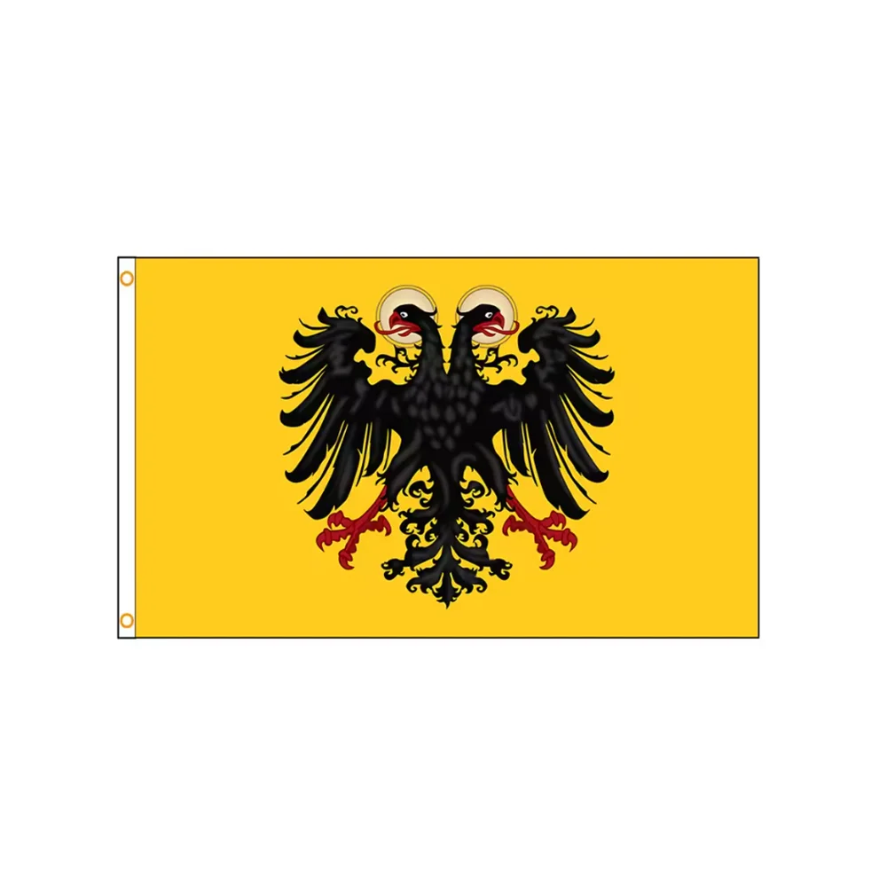Holy Roman Empire Double Headed Eagle Flag 2x3ft 3x5ft Polyester Historical Banner With Metal Grommets For Indoor Outdoor Decor