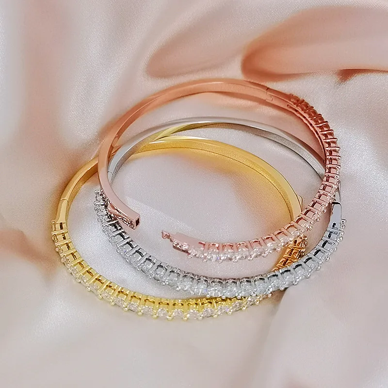 Luxury Fine Bangles Pulseras Mujer Armbanden Voor Vrouwen צמידים Bracelet Femme