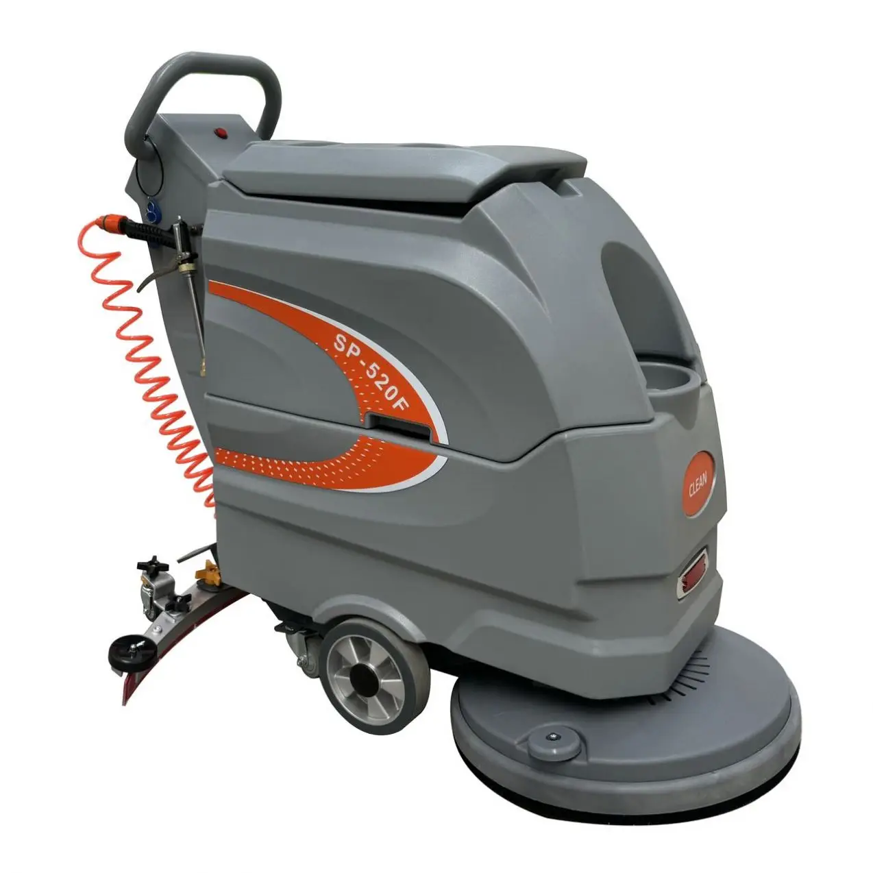 S-520 Compact Single-Brush Floor Scrubber, Walk-Behind Electric  Factory Direct for Office & Store Floor Maintenance