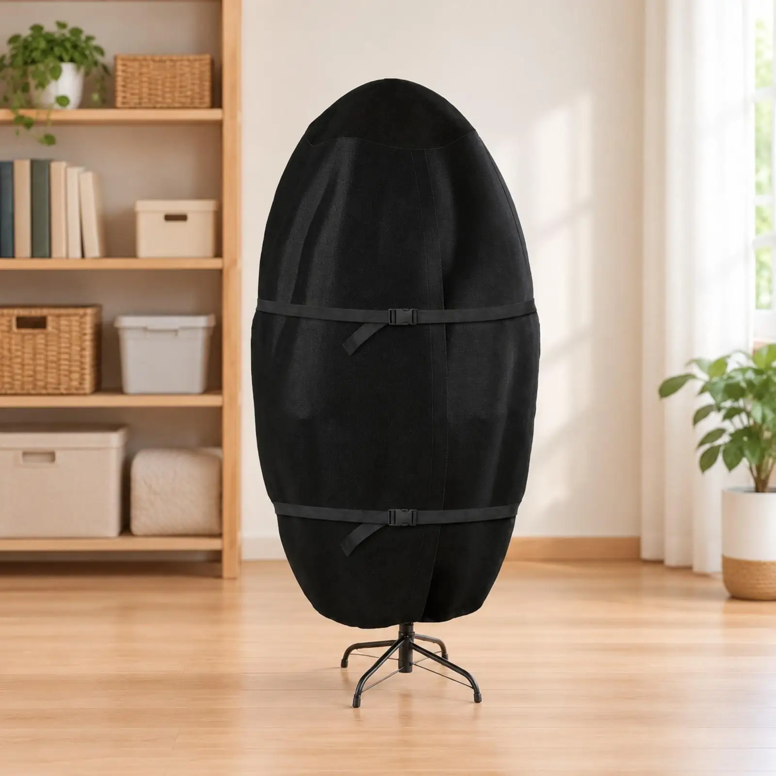 Christmas Tree Storage Cover Waterproof Tree Cover with Buckle Straps Sun-Resistant Indoor Outdoor for Moving