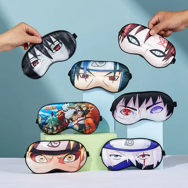 2023 Naruto Cartoon Anime Uzumaki Naruto Eye Mask Cute Light Shielding Eye Mask Three Dimensional Breathable Sleeping Eye Mask