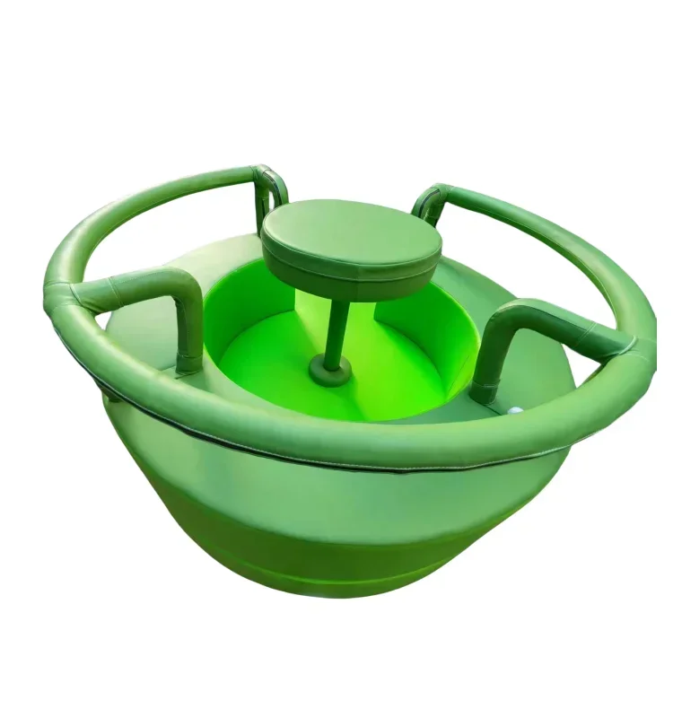 Soft Play Pastel Color Carousel Electric Merry Go Round Electric Spinner Indoor Play Center Soft Playground