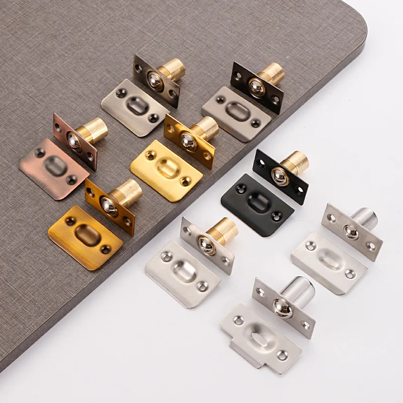 Quality Door Stop Magnetic Door Stopper for Bathroom KTV Stainless Steel Closet Door Spring Ball Catch