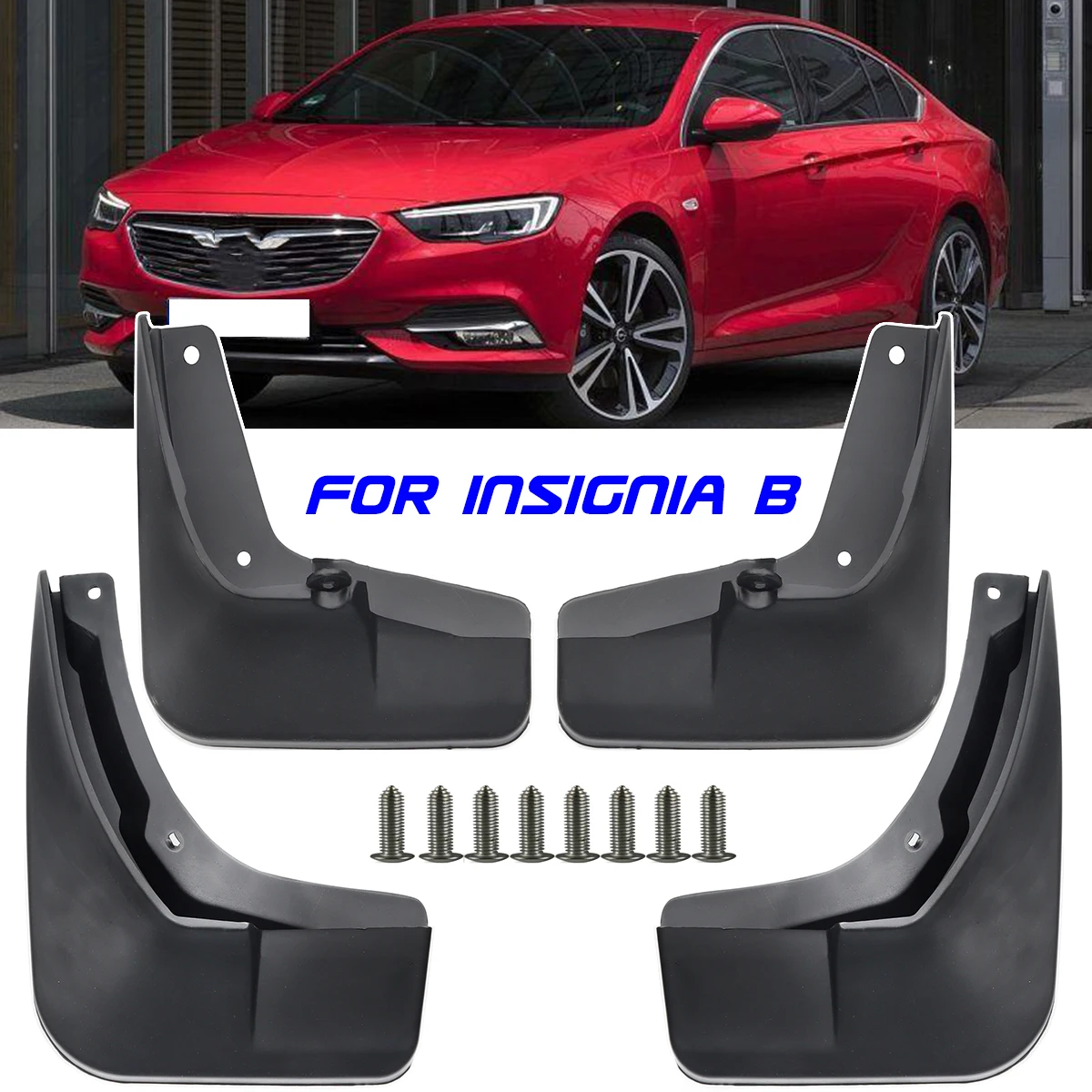 

4X For Opel Vauxhall Insignia B MK2 Buick Regal Holden Commodore LT 2018 - 2022 Mud Flaps Splash Guards Mudguards 2019 2020 2021