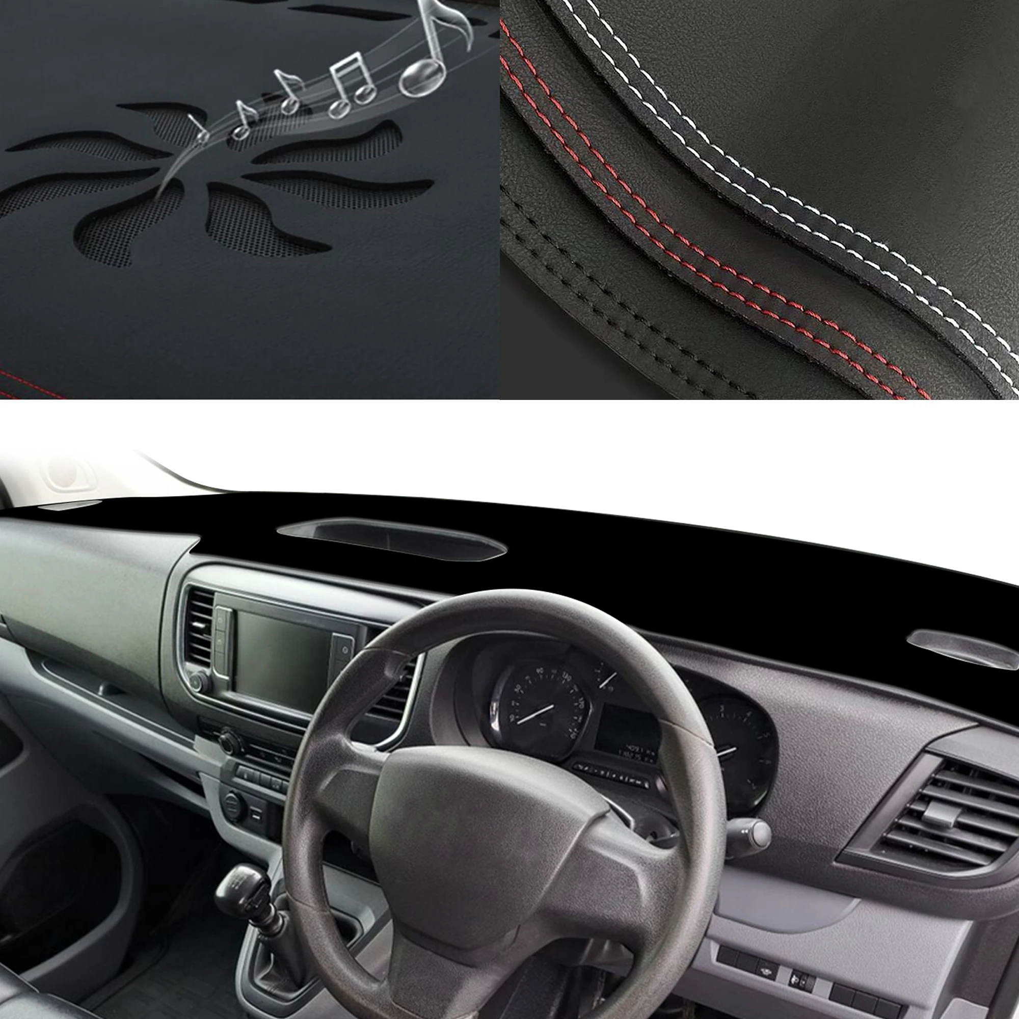 

for Peugeot Expert Traveller 2017-2022 Fiat Scudo Special Customized Dashboard Cover Anti‑Glare Sunshade Pad Dash Mat Interior