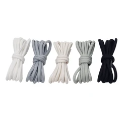 Coolstring Accessory 5MM Light Luxury Grey White Black Classic Rope High Level Polyester Sport Safety Shoelace Premium Wholesale