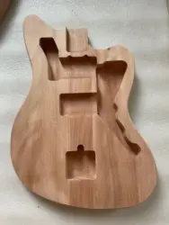 Semi Finished Electric Guitar Body, DIY Guitar Part, Mahogany Wood Barrel, No Paint, High Quality, JM Style,5.65cm Pocket