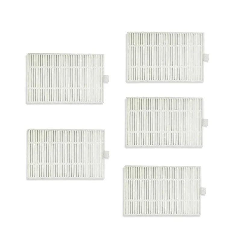 5 X Filters For REDMOND RV-R650S Eliminate Fine Dust Robotic Vacuum Cleaner Parts Filters Replacement