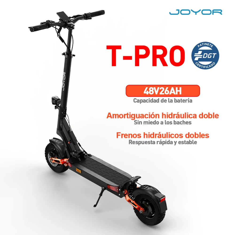 JOYOR T PRO(DGT) All-Terrain Elektroroller 48V26AH Akku 10-Zoll Luftreifen Premium-Version