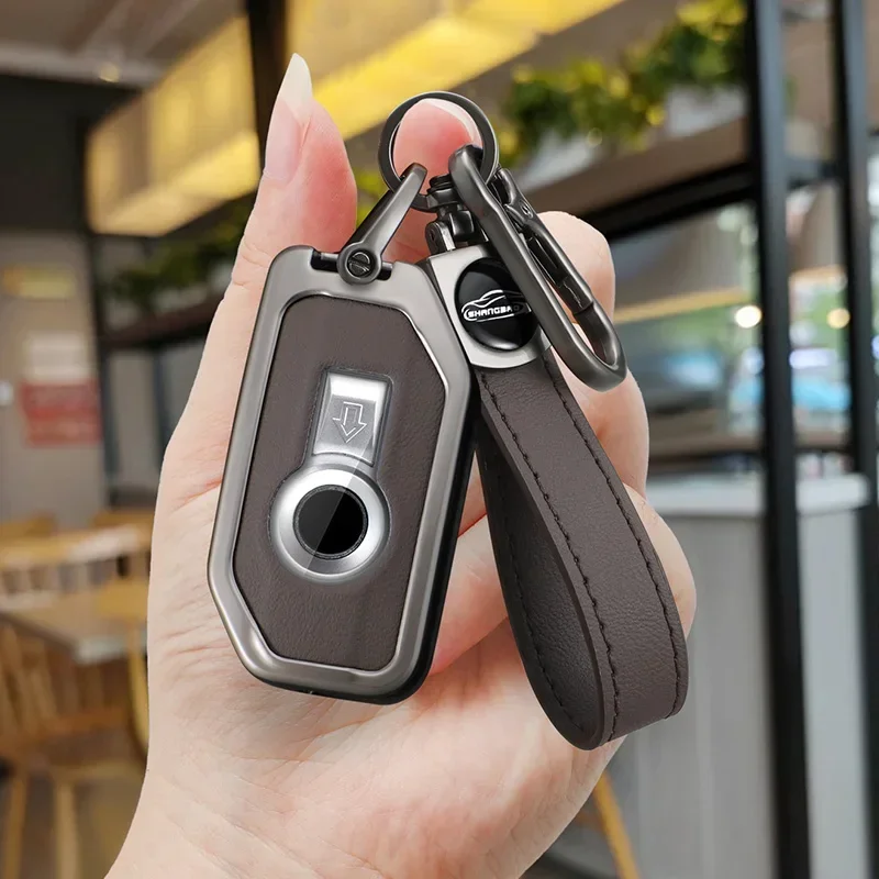 Zinc Alloy For BMW K 1600 B GT GTL R 1250 GS Adventure S1000 R XR 2021 2022 Remote Key Fob Keychain Ring Shell Case Cover Holder