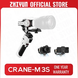 ZHIYUN Official Crane M3S Camera Stabilizer Handheld Gimbal Fill Light for Mirrorless Cameras Phone for Sony ZVE10 Canon