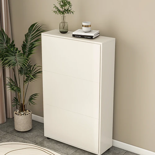 슬림 나무 신발 캐비닛 디스플레이, 공간 절약 주방, 럭셔리 미니멀리스트 디자이너 신발 선반, 수직 Sapateira 살롱 가구 