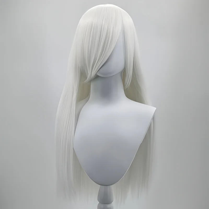 60cmUniversal ل طويل مستقيم HaircosWig متعدد الألوان القديمة زي أنيمي الانفجارات الطويلة تصفيف الشعر ممارسة للمبتدئين COSWig