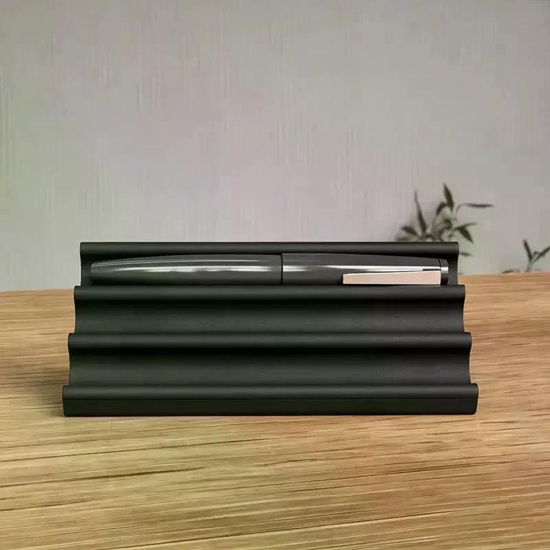 3D Printed Modern Minimalism Three Floors Black Pen Stand Office Desk Organizer Creative Gift