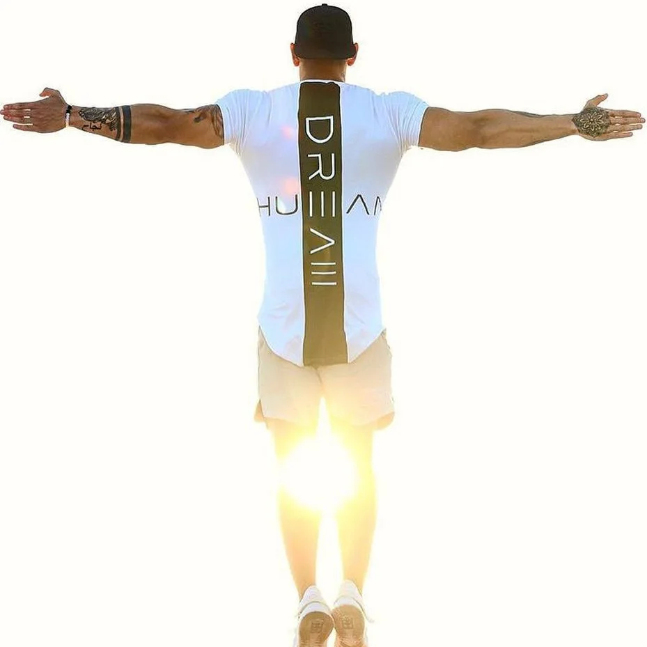 2024 New large-type Men Compression T-shirt men Sporting Skinny Tee Shirt Male Gyms Running T-shirt Fitness Sports men t-shirts