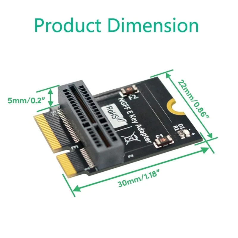 Connectez le convertisseur d'adaptateur NGFF Key à Key adapté à AX200/201/210