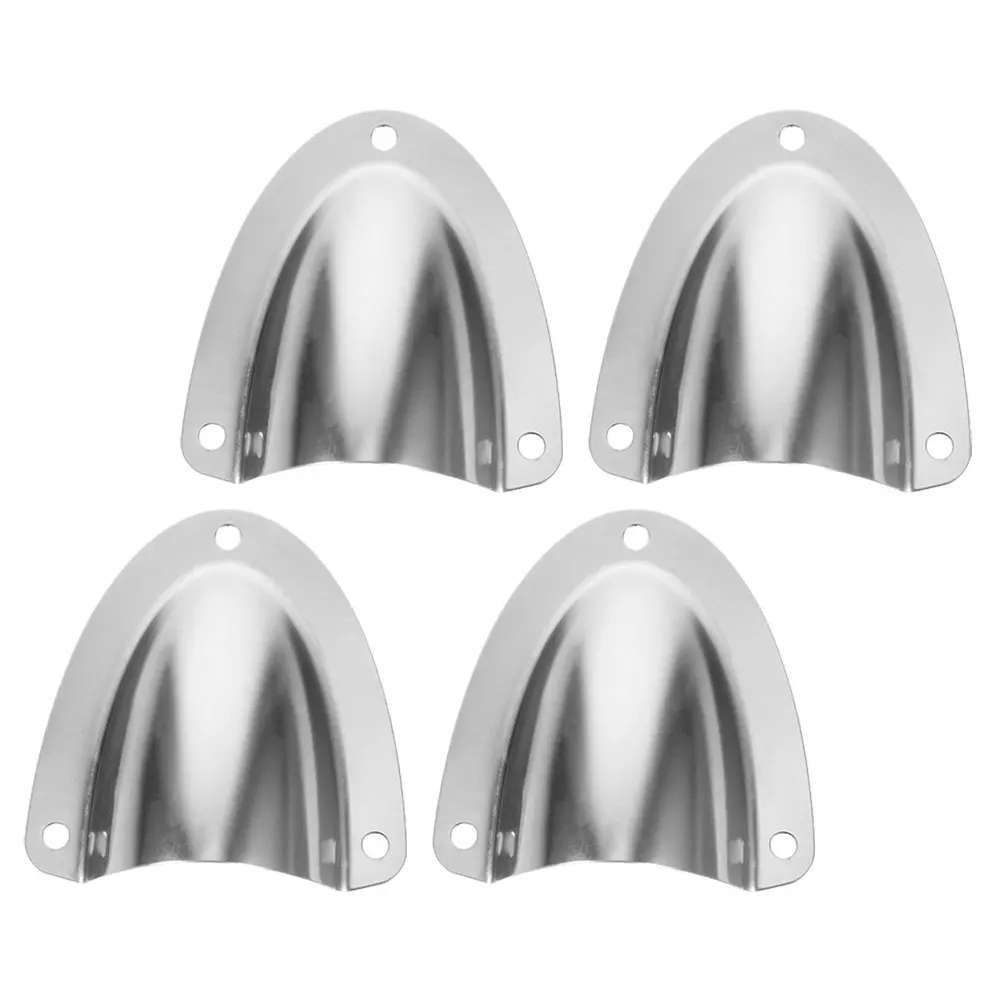 

4Pcs Stainless Steel Boat Ventilation Cover Marine Air Vent Cap Durable Easy Install for Yachts Cabin Doors Vent Cover for Ship