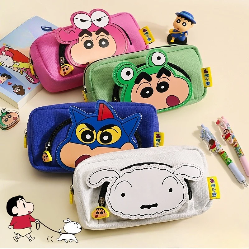 

Cartoon New Crayon Shin-chan Large Capacity Cute Cartoon Student Stationery Bag Waterproof 3D Three-dimensional Stationery Box
