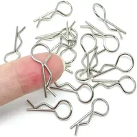 100pcs Rc Car Parts 1/8 1/10 1/12 Rc Cars Shell Body Clips Pins Housing Latch R Buckles Fixed For Trx-4 Scx10 HSP