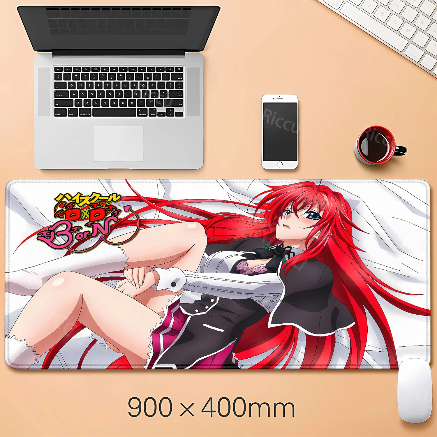 1pc-Anime High School DxD Floor teclado mecánico mouse pad Desk Mat With mousepad Gaming Accessories Prime Gaming XXL Keyboard