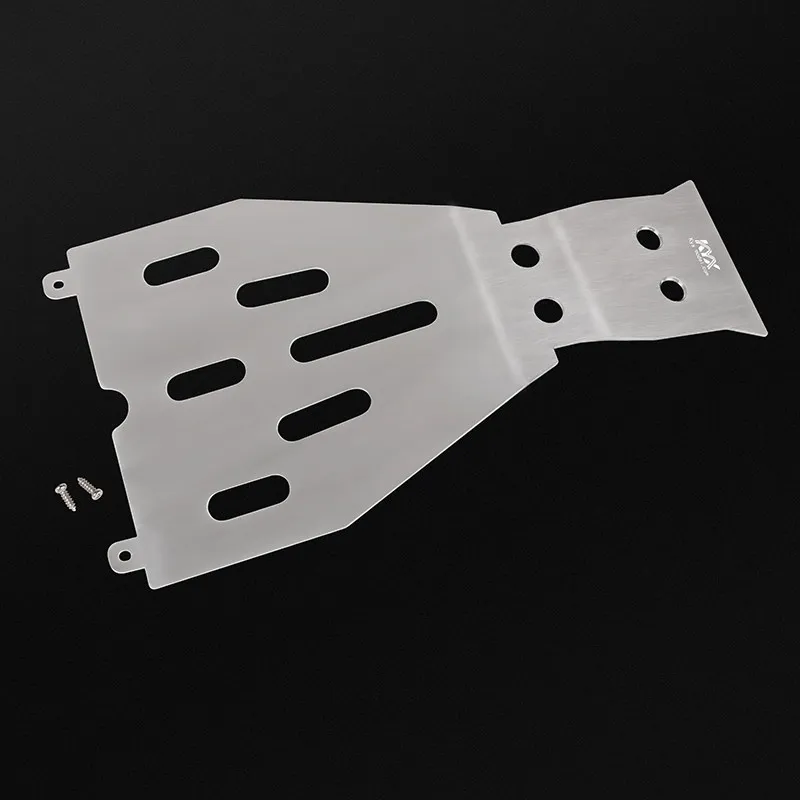 KYX simulation model car TRAXXAS1/10 FORD F-150 RAPTOR short card stainless steel chassis guard plate