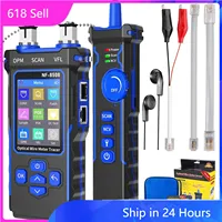 NOYAFA NF-8508 RJ11/45 Network Cable Tester Machine LCD Digital Network Line Finder Wire Tracker PoE Checker Optical Wire Meter